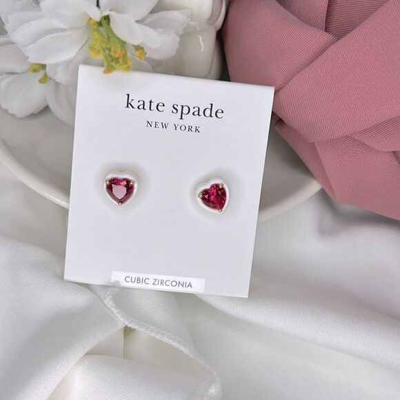 Kate Spade Sweetheart Statement Studs - Picture 3 of 3